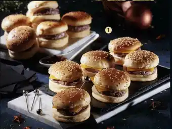 Géant Casino Mini burger festifs x9 offre