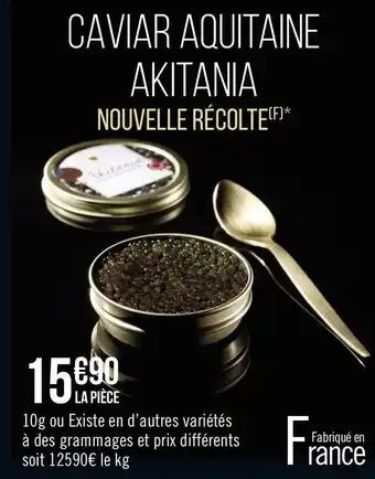 Caviar aquitaine akitania