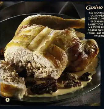 Pintade farcie aux morilles 1% et à l’armagnac ou farcie aux marrons et aux raisins ou farcie royale au foie gras de canard e