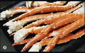 Géant Casino Pattes de crabe royal cuites offre