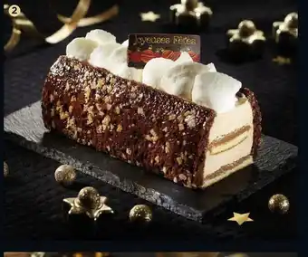 Buche mousse chocolat au lait caramel