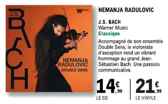 E.Leclerc WANER MUSIC J.S. BACH offre