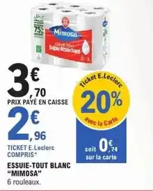 E.Leclerc Dim - composition de noël offre