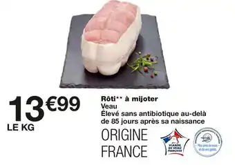 Rôti à mijoter