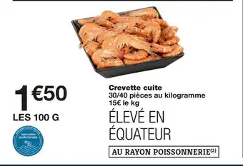 Crevette cuite