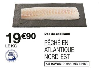 Monoprix Dos de cabillaud offre