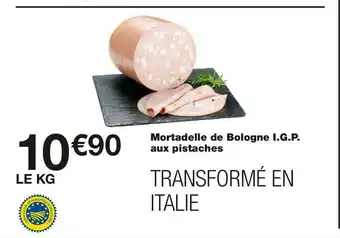 Monoprix Mortadelle de bologne i.g.p. aux pistaches offre