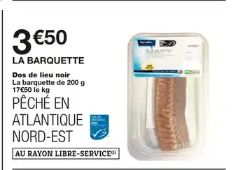 Monoprix Dos de lieu noir offre