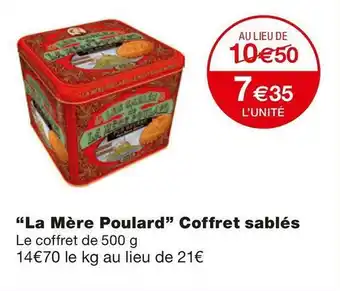 La mère poulard coffret sablés