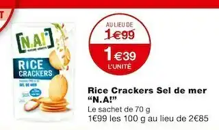 N.a! rice crackers sel de mer