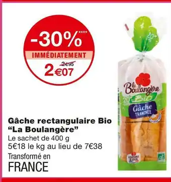 La boulangĂšre gĂąche rectangulaire bio