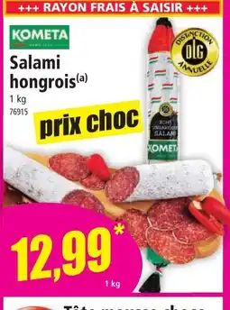 Norma KOMETA Salami hongrois offre