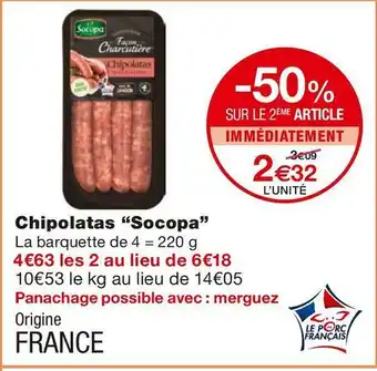 Socopa chipolatas