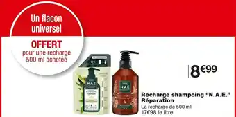 Monoprix N.a.e. recharge shampoing réparation offre