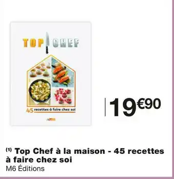 Monoprix Top chef à la maison - 45 recettes à faire chez soi offre