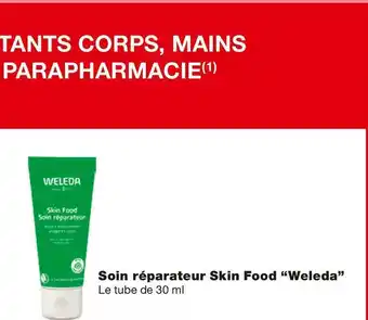 Monoprix Weleda soin réparateur skin food offre
