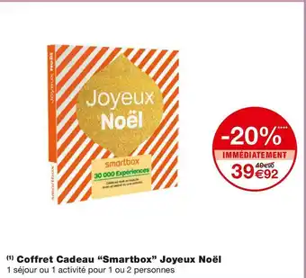Coffret cadeau “smartbox” joyeux noël