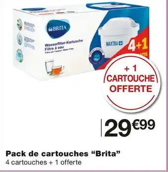 Monoprix Brita pack de cartouches offre