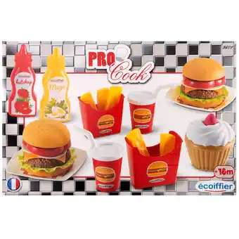 Action Set de hamburger ecoiffier offre