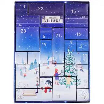 Action Avent calendrier de l'avent magic village offre
