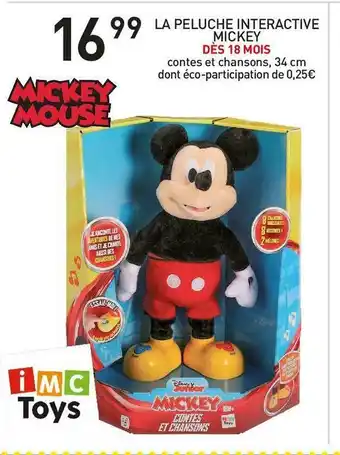 Stokomani Disney la peluche interactive offre