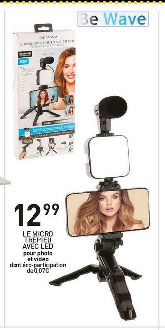 Stokomani Le micro trépied avec led offre