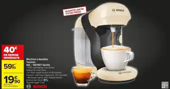 Machine à dosettes tassimo réf. : tas1107 vanille