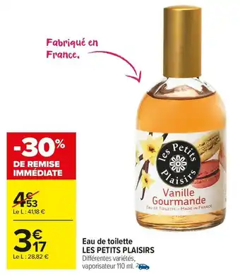 Les petits plaisirs eau de toilette