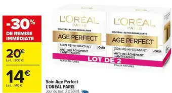 L’oréal paris soin age perfect