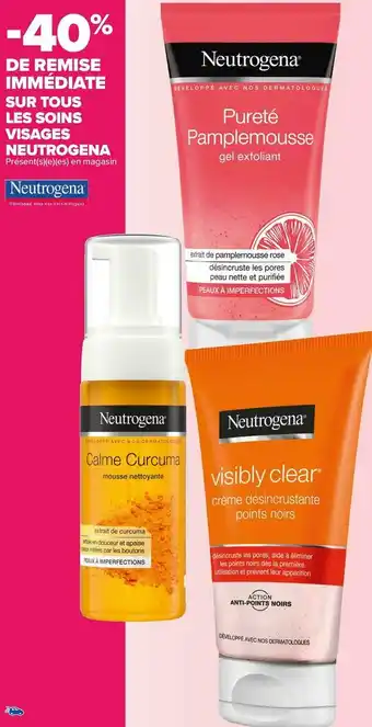 Neutrogena bon plan sur tous les soins visages de la marque neutrogena