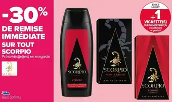 Carrefour Market Scorpio bon plan sur tout produit de la marque scorpio offre