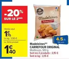 Cabesto Les émiettes de poissons offre