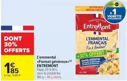 Carrefour Market Aoste - jambon cru le quart de jambon offre