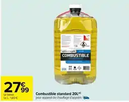 Combustible standard