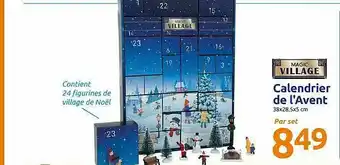 Action Calendrier De L'avent Magic Village offre
