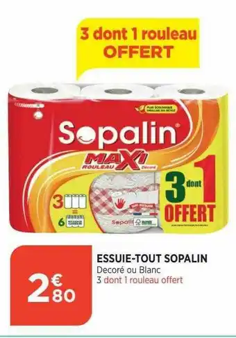Bi1 Essuie-tout Sopalin offre