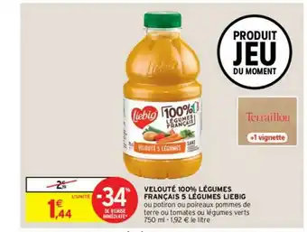 Velouté 100% Légumes Français 5 Légumes Liebig -34% De Remise Immédiate