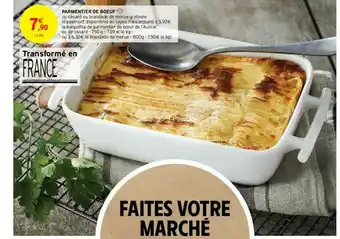 Intermarché Contact Parmentier De Bœuf offre