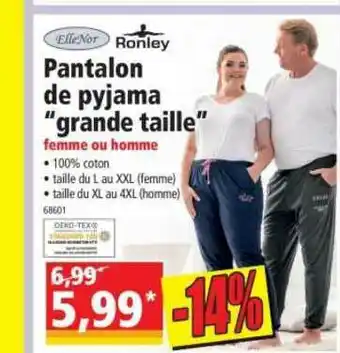 Norma Pantalon De Pyjama offre