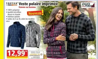 Norma Veste Polaire Imprimée Toptex Sport offre