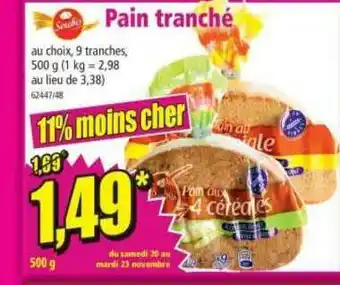 Norma Pain Tranché offre