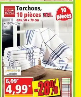 Norma Torchons, 10 Pièces Casa Royale offre