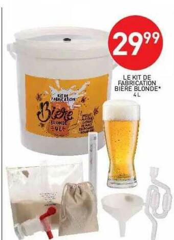 Stokomani Le Kit De Fabrication Bière Blonde offre