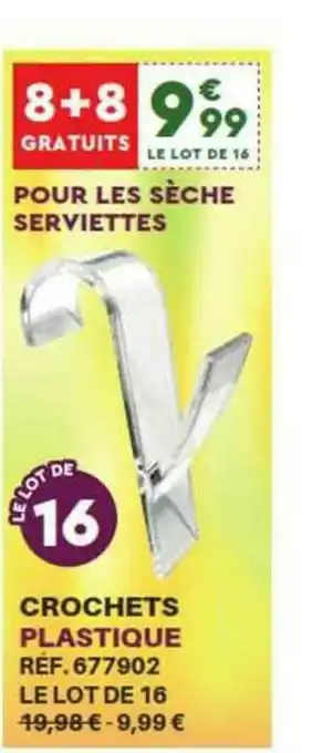 Shopix Crochets Plastique offre