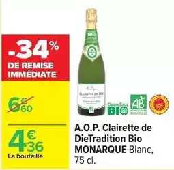 Carrefour Contact 1664 - bière offre
