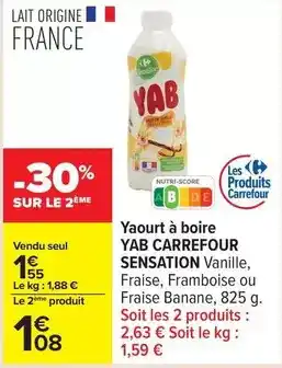 E.Leclerc 2 bûchettes nougat fruits rouges offre