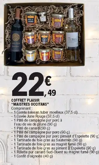 E.Leclerc Coffret Plaisir "Maistres Occiutans" offre