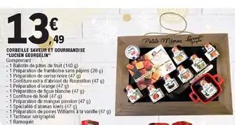 E.Leclerc Corbeille Saveur Et Gourmandise "Lucien Georgelin" offre