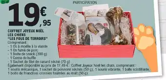 E.Leclerc Coffret Joyeux Noel Les Chiens "Les Fous De Terroirs" offre