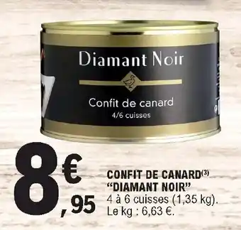 Confit De Canard "Diamant Noir"